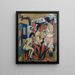 Naga w studio - Ernst Ludwig Kirchner — oprawiony obraz na ścianie