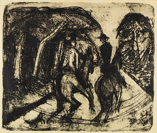 Kawaler w Grunewald - Ernst Ludwig Kirchner — widok dzieła
