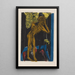 Schlemihl w samotności pokoju - Ernst Ludwig Kirchner — oprawiony obraz na ścianie