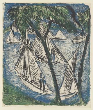 Ernst Ludwig Kirchner - Segelboote bei Grnau.webp