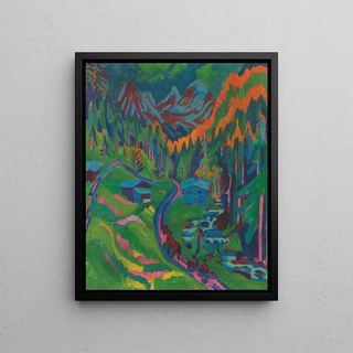Ernst Ludwig Kirchner - Sertigweg im Sommer.webp