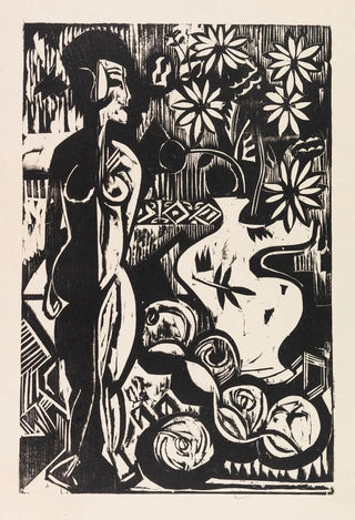 Ernst Ludwig Kirchner - Stilleben mit Plastik.webp
