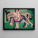 Grupa taneczna - Ernst Ludwig Kirchner — oprawiony obraz na ścianie