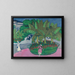 Le bosquet d'Albertplatz à Dresde - Ernst Ludwig Kirchner — oprawiony obraz na ścianie