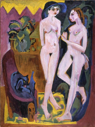 Ernst Ludwig Kirchner - Two Nudes in a Room.webp