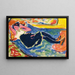 Kobieta w czarnych pończochach La Grande Grete - Ernst Ludwig Kirchner — oprawiony obraz na ścianie