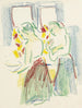 Dwie dziewczyny w toalecie - Ernst Ludwig Kirchner — widok dzieła