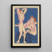 dwóch mężczyzn i kobiety - Ernst Ludwig Kirchner — oprawiony obraz na ścianie