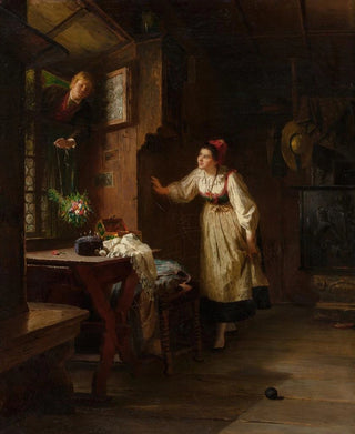 La cour - Ernst Meisel — widok dzieła