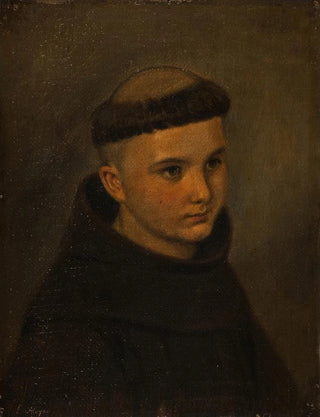 Ernst Meyer - HalfLength Portrait Of A Young Franciscan.webp