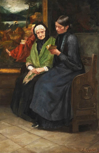 Ernst Oppler - Beim Gebet.webp