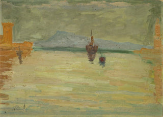 Ernst Schiess - Hafeneinfahrt von Palma di Mallorca.webp