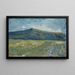 Plaine avec montagne nue - Ernst Schiess — oprawiony obraz na ścianie