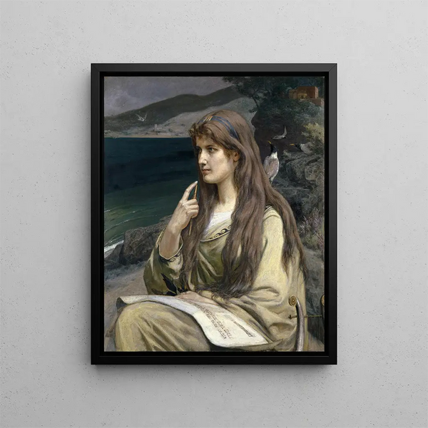 La femme voyante - Ernst Stückelberg — oprawiony obraz na ścianie