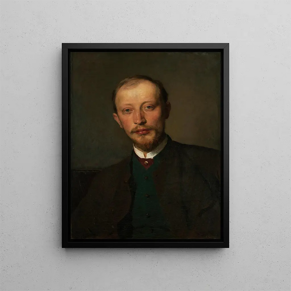 Le peintre Franz Jaschke - Ernst Stöhr — oprawiony obraz na ścianie