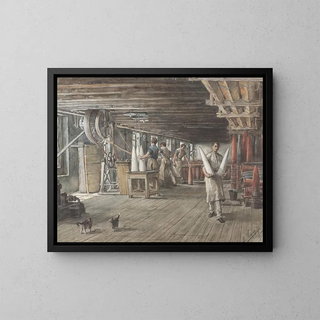 Ernst Witkamp - Interieur van de suikerfabriek van de firma Vom Rath.webp