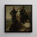 szkic do hołdu dla Delacroix - Henri Fantin-Latour — oprawiony obraz na ścianie