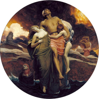 Et la mer rendit les morts qui étaient en elle - Frédéric Leighton