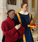 Étienne Chevalier z Świętym Étienne'em - Jean Fouquet — widok dzieła