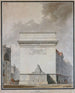 Projekt fontanny na Pointe Saint - Eustache - Étienne - Louis Boullée — widok dzieła
