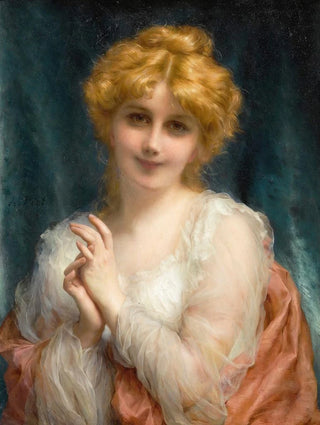 Etienne Adolphe Piot - A GoldenHaired Beauty.webp