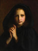 Kobieta w płaszczu - Étienne Adolphe Piot — widok dzieła