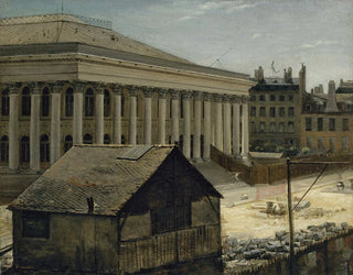 La Bourse en construction - Étienne Bouhot — widok dzieła