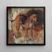 Studium psa rasy bloodhound - William Holman Hunt — oprawiony obraz na ścianie