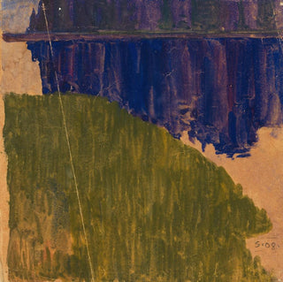 Étude de paysage à Hirschbergen, Bohême - Egon Schiele