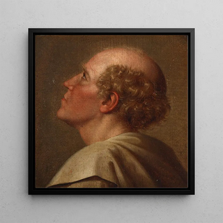 Étude de portrait d'un moine - Johan Ludvig Lund