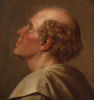 Étude de portrait d'un moine - Johan Ludvig Lund