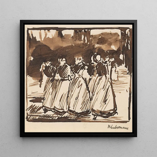 Étude pour un dimanche après-midi à Laren - Max Liebermann