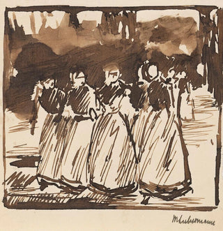 Étude pour un dimanche après-midi à Laren - Max Liebermann