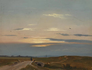 pejzaż wieczorny - Eugen Bracht — widok dzieła