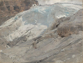 Le glacier de Madatschferner au Ortler - Eugen Bracht — widok dzieła