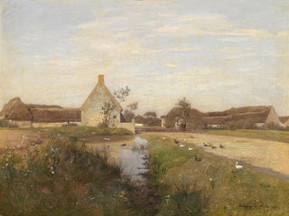 Eugen Jettel - Eingang zum Dorf Cayeux.webp