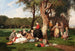 Le Déjeuner sur l'herbe - Eugène Le Poittevin — widok dzieła