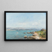 Antibes, la baie - Eugène Boudin — oprawiony obraz na ścianie