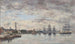 Antwerp, statki na Schelde - Eugène Boudin — widok dzieła