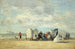 Scena plażowa - Eugène Boudin — widok dzieła