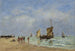 Berck L'appeareillage des barques - Eugène Boudin — widok dzieła