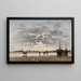 Berck, powrót łodzi - Eugène Boudin — oprawiony obraz na ścianie