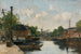 Kanał w Rotterdamie - Eugène Boudin — widok dzieła