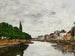 Kanał w okolicach Brukseli - Eugène Boudin — widok dzieła