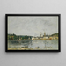 Caudebec-en-Caux, nad Quai de la Seine - Eugène Boudin — oprawiony obraz na ścianie
