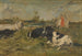 Krówki na łące - Eugène Boudin — widok dzieła
