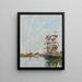 Deauville Le Bassin - Eugène Boudin — oprawiony obraz na ścianie