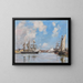 Deauville, basen - Eugène Boudin — oprawiony obraz na ścianie