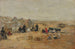 Deauville Scena plaży - Eugène Boudin — widok dzieła