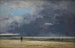 Deauville, przypływ niskiego poziomu - Eugène Boudin — widok dzieła